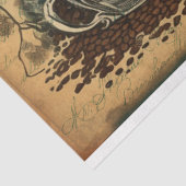 Koffie - ephemercollage - weefselpapier tissuepapier (Detail)