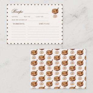 Koffie Espresso Recept voor de bruid Vrijgezellenf Informatiekaartje