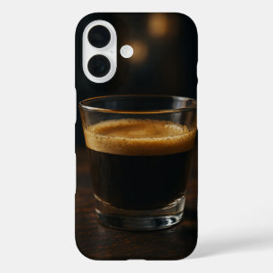 Koffie esthetische telefoonhoesje – Minimalistisch iPhone 16 Hoesje
