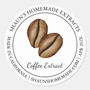 Koffie Extract Modern label