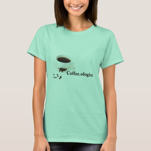 Koffie Fanatic Quote T-shirt (Voorkant)