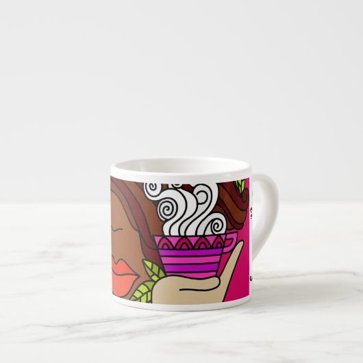 Koffie  Fantasy 2 Espresso Kop (Voorkant rechts)