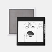 Koffie Fiend Magnet (Voorkant / Achterkant)