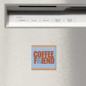 Koffie Fiend Rechthoek Magneet (Insitu (Vaatwasser))