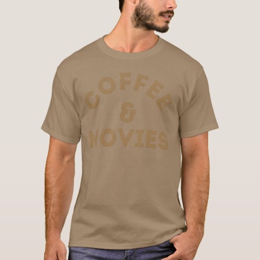 Koffie Films meisje T-shirt (Voorkant)