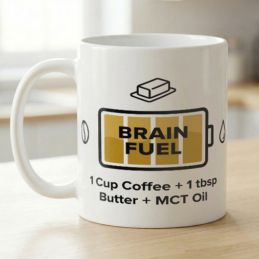 Koffie Focus Formule Boter MCT Olie Koffiemok