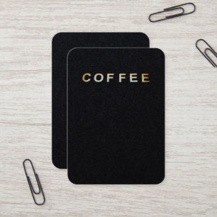 Koffie Foto Bord Tekst Visitekaartje