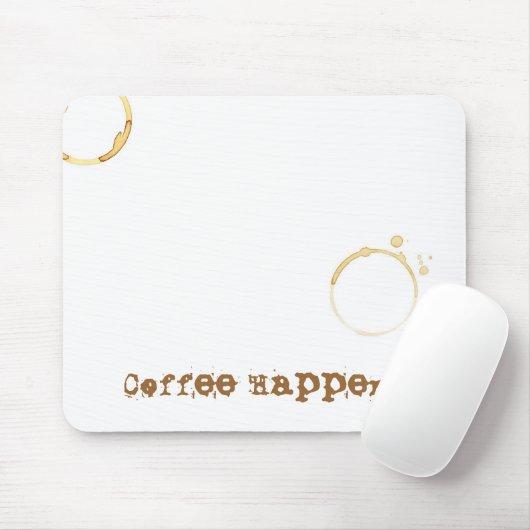 Koffie gebeurt muismat (Met muis)