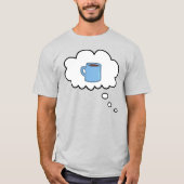 Koffie Gedachte Bubble T-shirt (Voorkant)