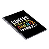 Koffie geeft me doctoraalbevoegdheden notitieboek (Rechterzijde)