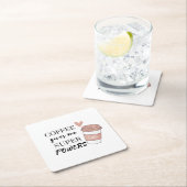 Koffie geeft me superkrachten kartonnen onderzetters (Insitu)