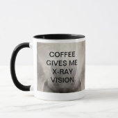 KOFFIE GEEFT ME X-RAY VISION MOK (Links)