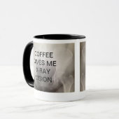 KOFFIE GEEFT ME X-RAY VISION MOK (Voorkant links)