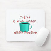 Koffie. . .geen groente muismat (Met muis)