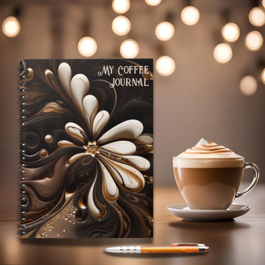 Koffie geïnspireerde Mocha en Cream Journal Notitieboek