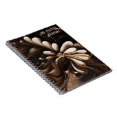 Koffie geïnspireerde Mocha en Cream Journal Notitieboek (Rechterzijde)