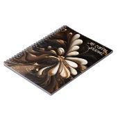Koffie geïnspireerde Mocha en Cream Journal Notitieboek (Linkerzijde)