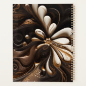 Koffie geïnspireerde Mocha en Cream Journal Planner (Achterkant)