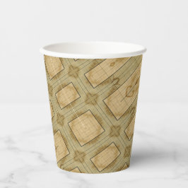 Koffie gekleurd collage grootboek papier papieren bekers