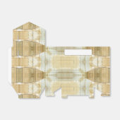 Koffie gekleurd grootboekpapier collage bedankdoosjes (Uitgevouwen)