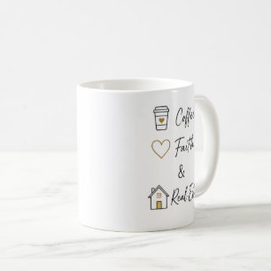 Koffie Geloof Vastgoed Koffiemok