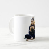 Koffie, genade & vertrouwen koffiemok (Voorkant links)