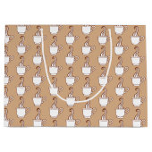 Koffie geschenkzak groot cadeauzakje (Voorkant)