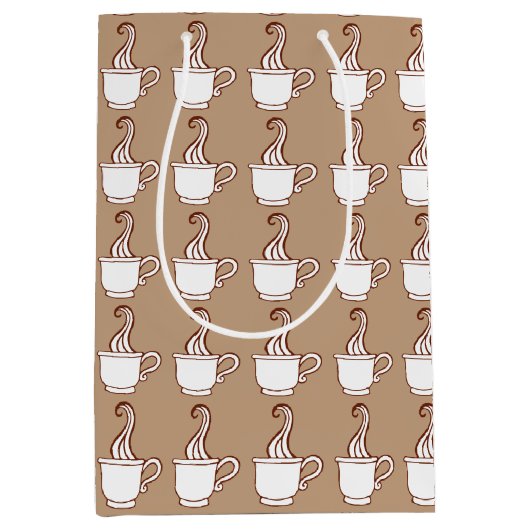 Koffie geschenkzak medium cadeauzakje (Voorkant)