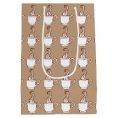 Koffie geschenkzak medium cadeauzakje (Achterkant)