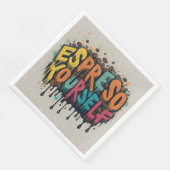 Koffie Gespreksservetten Servet (Hoek)