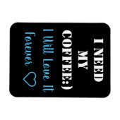 Koffie Gezegde Magnet Magneet (Horizontaal)