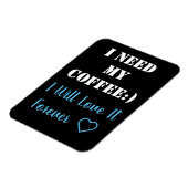 Koffie Gezegde Magnet Magneet (Linkerzijde)