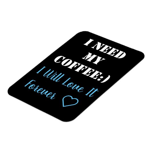 Koffie Gezegde Magnet Magneet (Linkerzijde)