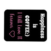 Koffie Gezegde Magnet Magneet (Horizontaal)