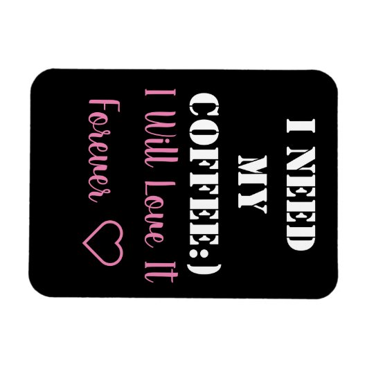 Koffie Gezegde Magnet Magneet (Horizontaal)