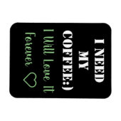 Koffie Gezegde Magnet Magneet (Horizontaal)