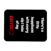 Koffie Gezegde Magnet Magneet (Horizontaal)