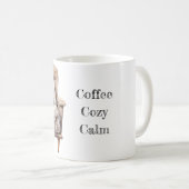 Koffie, Gezellig, Rustig: Ontspanning-thema Mok (Voorkant rechts)