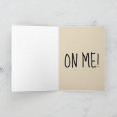 KOFFIE GIFT KAART FRIENDSHIP WENSKAARTEN (Binnen)