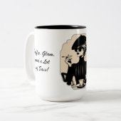 Koffie, glamour en veel Sass Coffee Mok (Voorkant links)