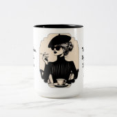Koffie, glamour en veel Sass Coffee Mok (Center)