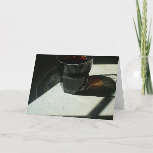 koffie glas 3 kaart (Voorkant)