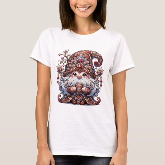 Koffie Gnome Ruby T-shirt (Voorkant)