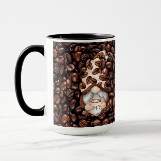 Koffie Gnomen Gepersonaliseerde Mok (Links)