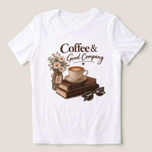 Koffie & Goed Gezelschap - vintage koffie Tri-Blend Shirt
