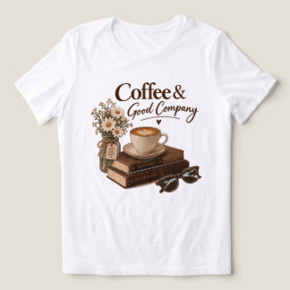 Koffie & Goed Gezelschap - vintage koffie Tri-Blend Shirt