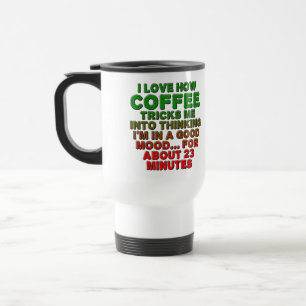 Koffie Goede Stemming Truc Grappige Koffiemok Reisbeker