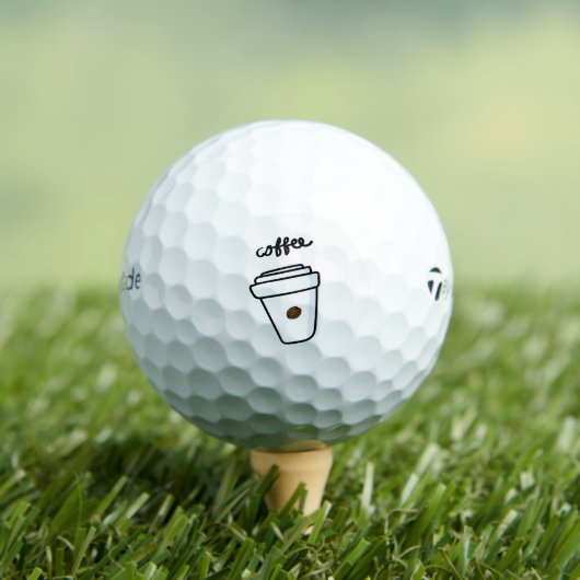 Koffie & golf Taylormade 3 pack golfballen (Insitu Shirt)
