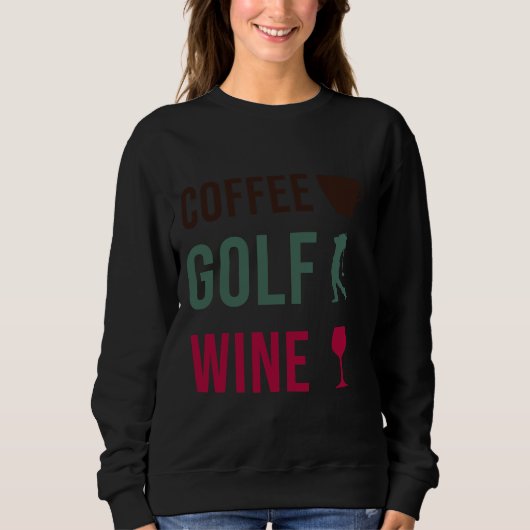 Koffie Golf Wijn 43 Trui (Voorkant)