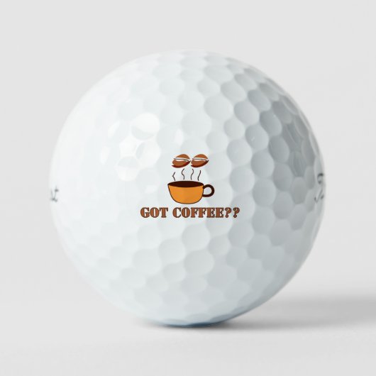 KOFFIE? GOLFBALLEN (Voorkant)